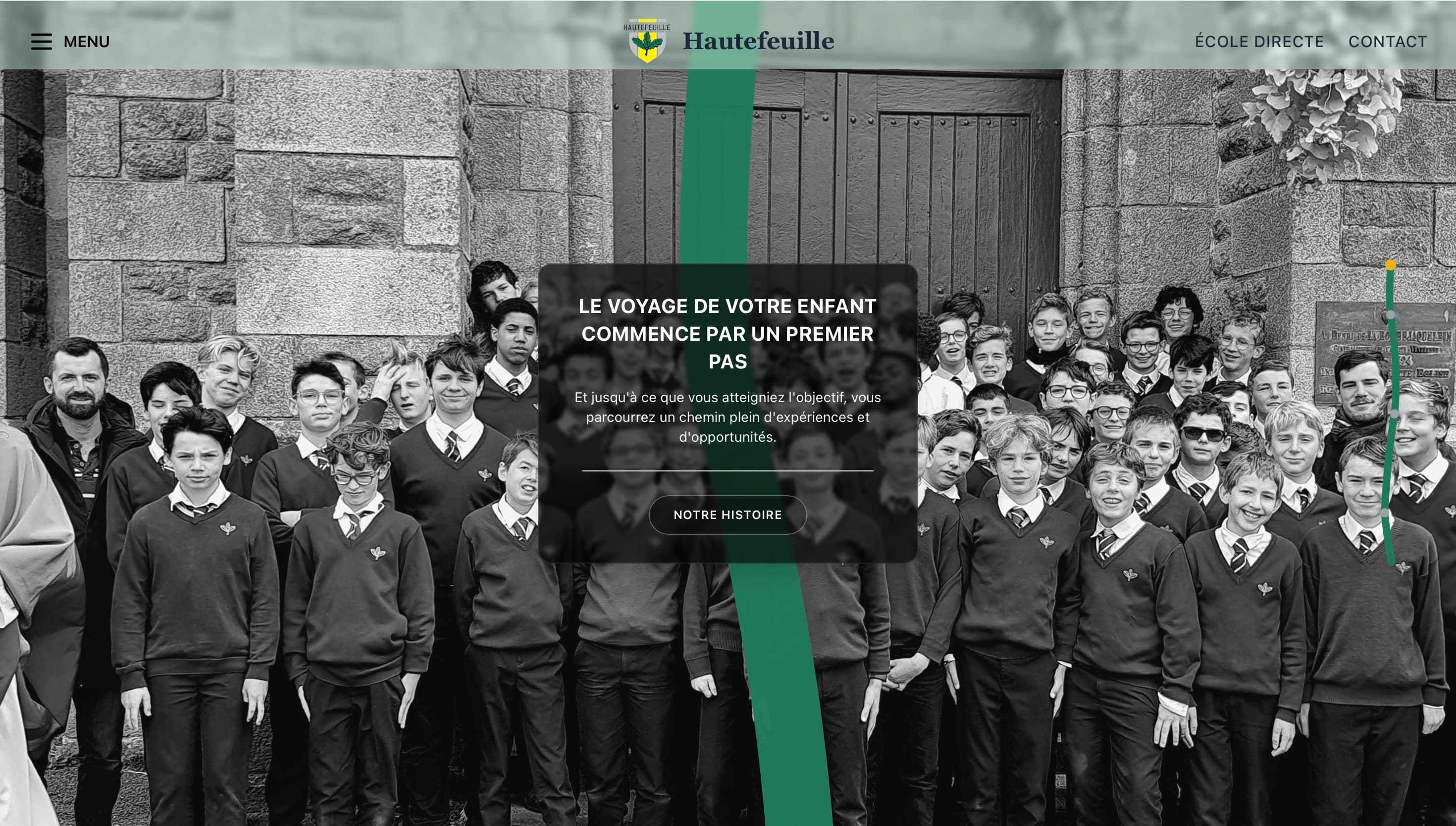 Aperçu du site Lycée Hautefeuille